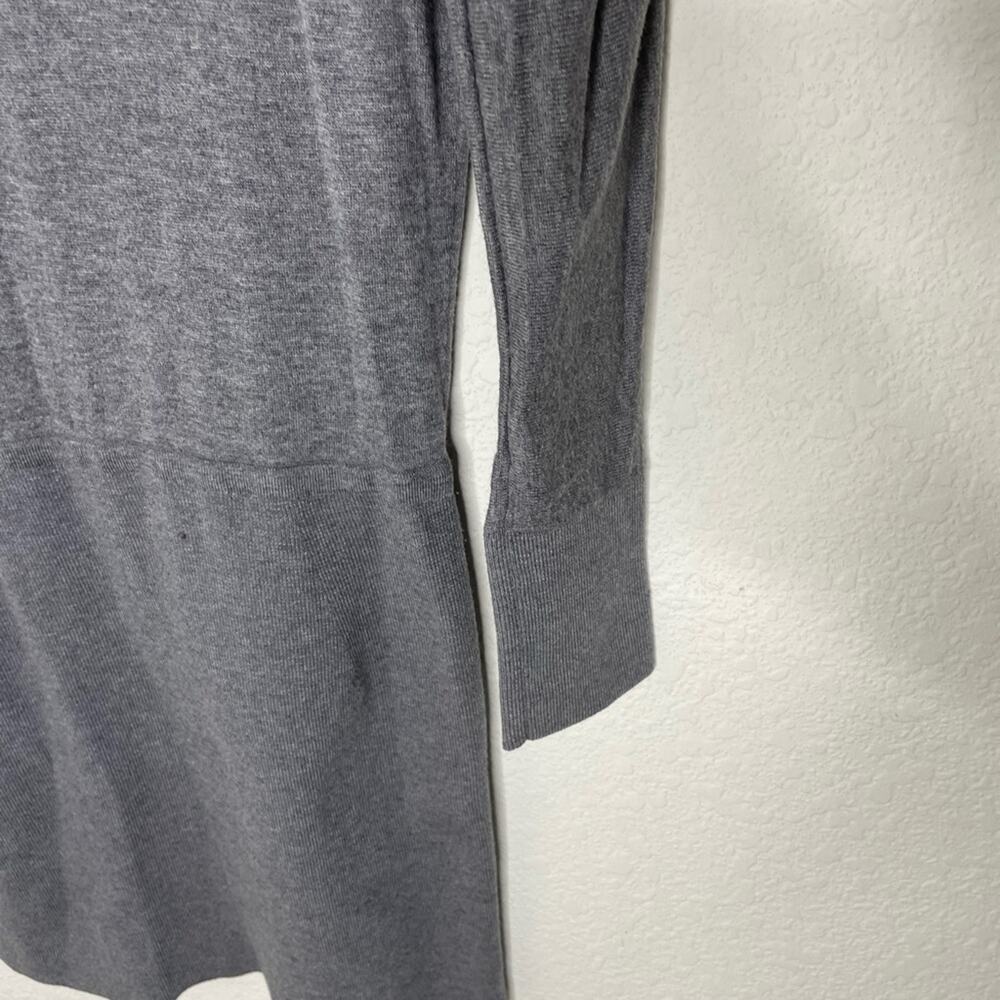 White House Black Market sweater dress Gray Neutral Dress size small Basic Y2K - Picture 4 of 6